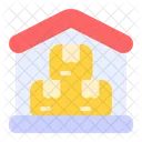 Warehouse Distribution Storage Icon