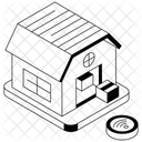 Warehouse Storehouse Stocktroom Icon
