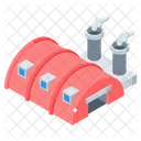Warehouse Factory Storage Goods Depot Icon