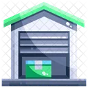 Warehouse Coldstorage Shipment Icon