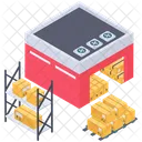 Warehouse Storeroom Storehouse Icon