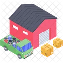 Warehouse Storeroom Storehouse Icon