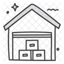 Warehouse Storeroom Storehouse Icon