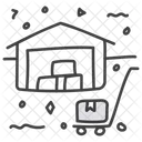 Warehouse Storeroom Storehouse Icon