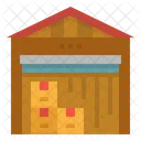 Warehouse Storage Stocks Icon