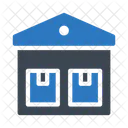 Warehouse Factory Industry Icon