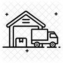 Warehouse Storeroom Storehouse Icon