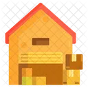 Warehouse Godown Storage House Icon