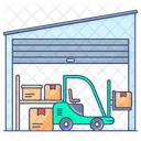 Warehouse Storeroom Storehouse Icon