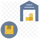 Warehouse Parcel Goods Icon
