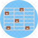 Warehouse Boxes Cardboard Icon