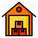 Warehouse Storage Industry Icon