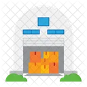 Warehouse Goods Storage Icon