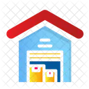 Warehouse Storehouse Logistics Icon