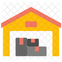 Warehouse Storage Shipping Icon