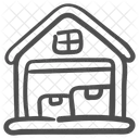 Warehouse Factory Storage Icon