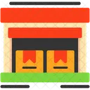 Warehouse Storage Facility Storehouse Icon