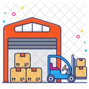 Warehouse Storehouse Storeroom Icon