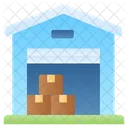 Warehouse Godown Parcels Icon