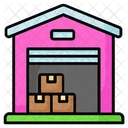Warehouse Godown Parcels Icon
