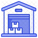 Warehouse Godown Parcels Icon