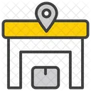 Warehouse Location Pin Icon