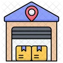 Location Warehouse Shipment Icon