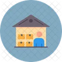 Warehouse Character Delivery Icon