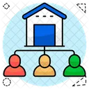 Warehouse Manager Storehouse Storeroom Icon