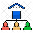 Warehouse Manager Storehouse Storeroom Icon