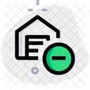 Warehouse Minus Remove Package Remove House Icon