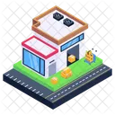 Depot Storehouse Warehouse Office Icon