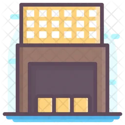 Warehouse Parcel Storage  Icon