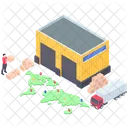 Warehouse Storeroom Storehouse Icon