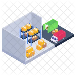 Warehouse Parcels  Icon