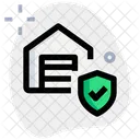 Warehouse Shield Package Shield Package Security Icon