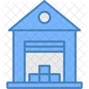 Warehouse Storage Shipping Logistics Icon