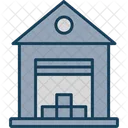 Warehouse Storage Shipping Logistics Icon