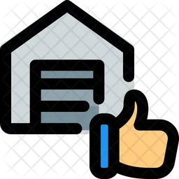 Warehouse Thumbs Up  Icon