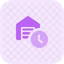 Warehouse Time Storage Time House Time Icon