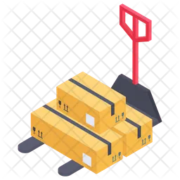 Warehouse Trolley  Icon