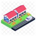 Depot Storehouse Warehouse Unit Icon