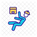 Worker Injury Accident Icon