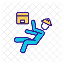 Warehouse worker safety  Icon