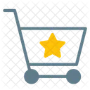 Einkaufswagen Trolley Favorit Symbol