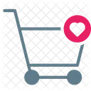 Einkaufswagen Trolley Favorit Symbol