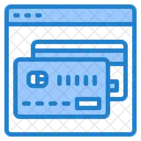 Kreditkarte Website Einkaufen Symbol