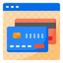 Kreditkarte Website Einkaufen Symbol