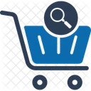 Warenkorbsuche Tasche Korb Symbol