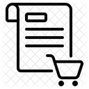 Warenkorbubersicht Warenkorb Einkaufswagen Symbol